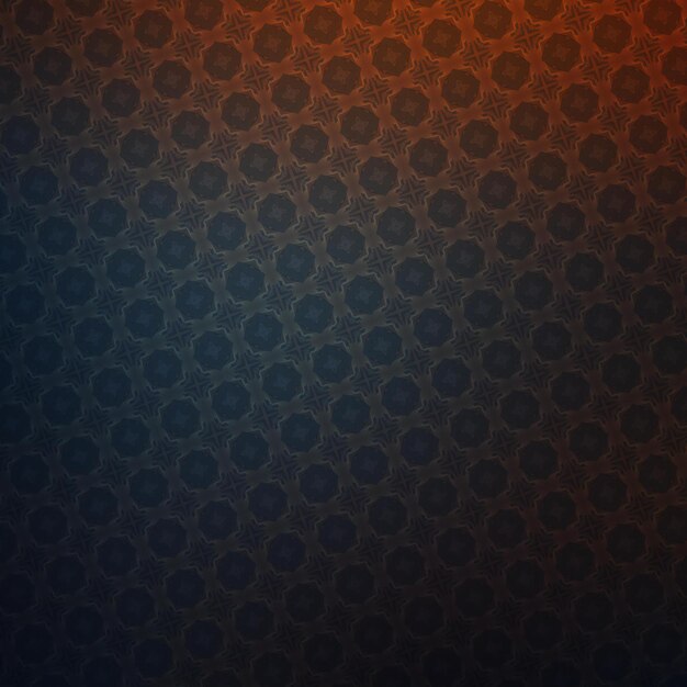 Fondo abstracto con patrón geométrico en colores naranja y azul oscuro
