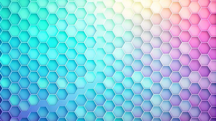 Foto fondo abstracto con un patrón de hexágonos