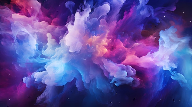 fondo abstracto con patrones fluidos en violetas vibrantes