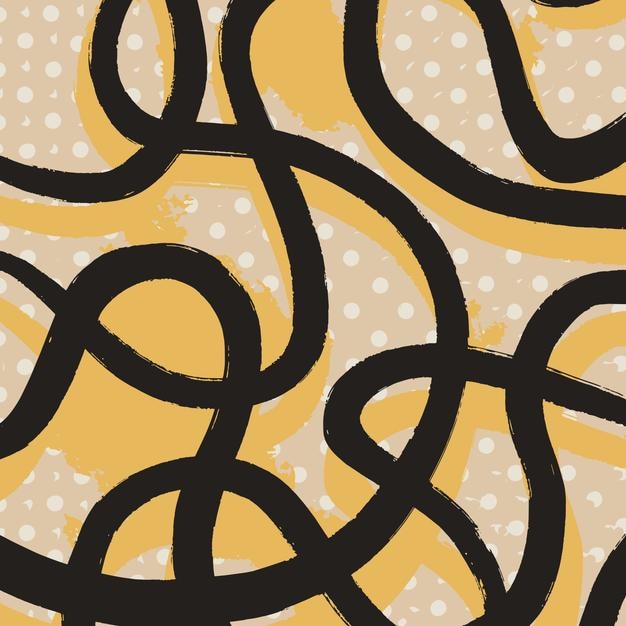 Fondo abstracto pintado a mano. Afiche moderno de mediados de siglo. Textura de la foto de la impresión del arte. Antiguo
