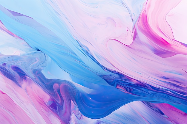 fondo abstracto de pintura acrílica en colores azul rosa y púrpura