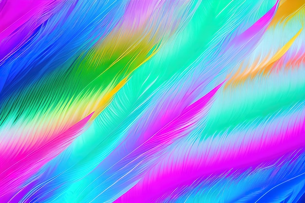 Fondo abstracto de plumas de color pastel