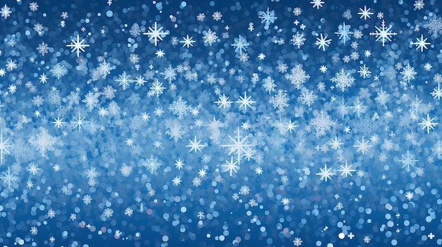 Fondo abstracto que se asemeja a copos de nieve que caen en un estilo de arte de píxeles