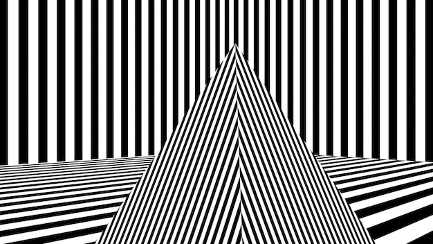 Fondo abstracto con rayas blancas y negras