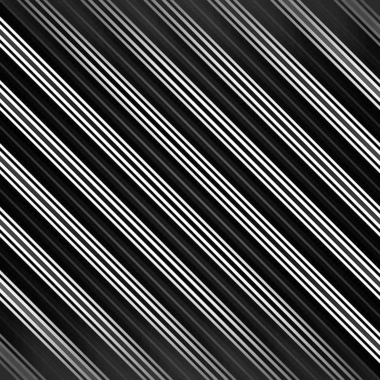 Foto fondo abstracto de rayas negras y blancas efecto de líneas de movimiento textura de fibra en escala de gris fondo y estandarte patrón de gradiente monocromático y papel tapiz texturado