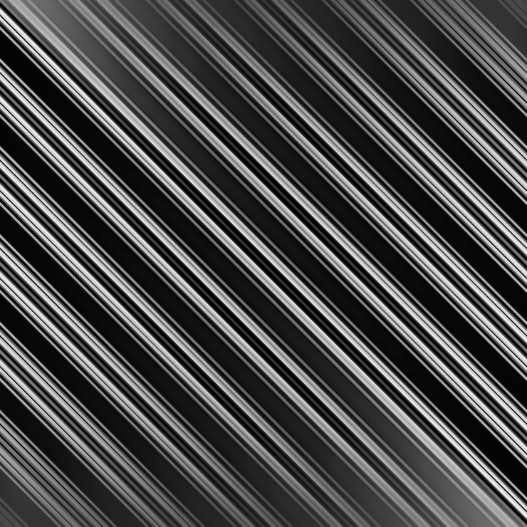 Foto fondo abstracto de rayas negras y blancas efecto de líneas de movimiento textura de fibra en escala de gris fondo y estandarte patrón de gradiente monocromático y papel tapiz texturado