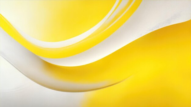 Foto fondo abstracto realista de líneas onduladas amarillas y blancas