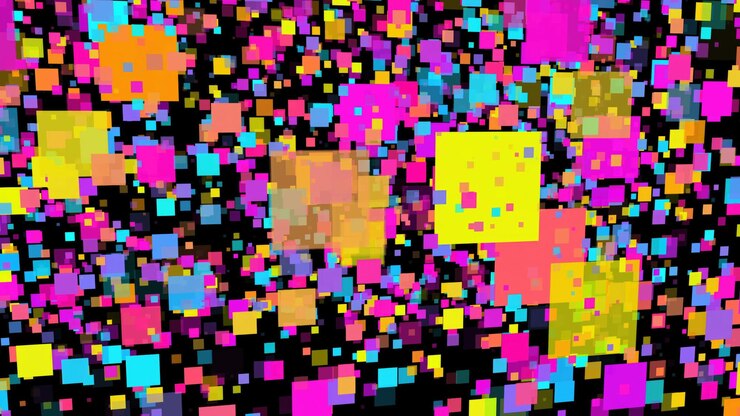Foto fondo abstracto con rectángulos coloridos