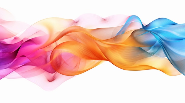 Un fondo abstracto con remolinos de colores vibrantes IA generativa
