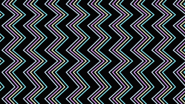 Foto fondo abstracto retro zig zag