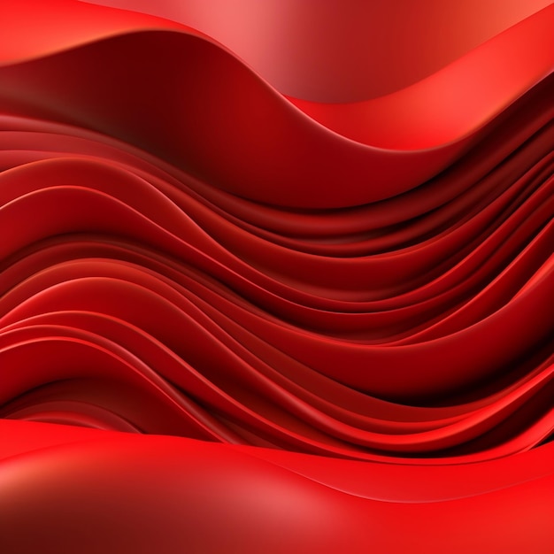 Fondo abstracto rojo 3D