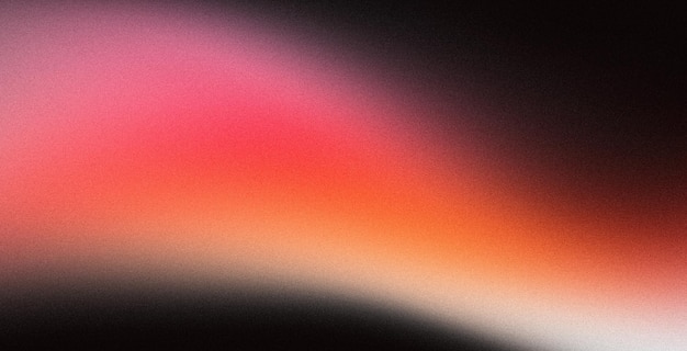 Fondo abstracto rojo naranja amarillo rosa negro granulado degradado color vibrante flujo ruido textura efecto amplio tamaño de banner