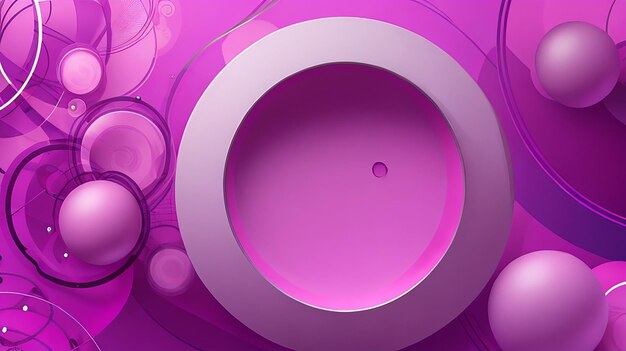 Foto fondo abstracto rosa y morado con formas circulares