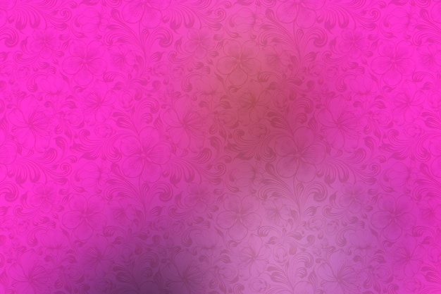 El fondo abstracto rosa con patrón floral se puede usar como papel tapiz