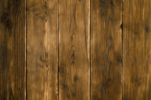 Fondo abstracto de tablas de madera oscura. Vista superior de primer plano para obras de arte.