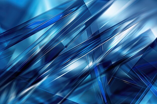 Fondo abstracto de tecnología azul moderna con líneas afiladas