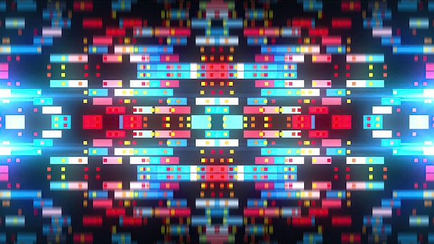 Fondo abstracto de tecnología con cuadrados