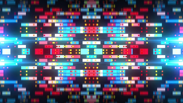 Fondo abstracto de tecnología con cuadrados