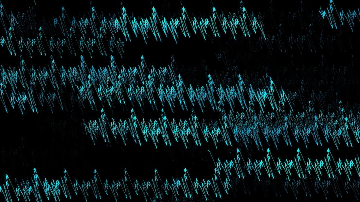 Foto fondo abstracto con textura de glitch de neón ruido de la televisión digital daño de la pantalla de la computadora renderización 3d