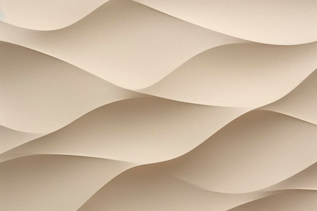 Fondo abstracto con textura de papel beige futurista en concepto de estructura de matriz esculpida