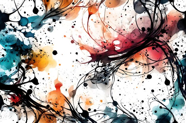 Fondo abstracto con tinta