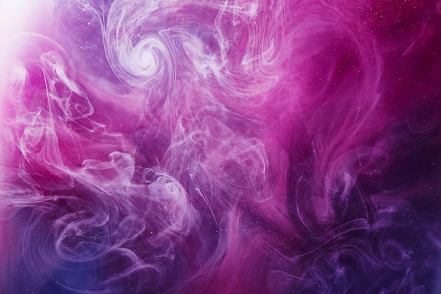 Fondo abstracto de universo rosa remolino galaxia humo alquimia danza de amor y pasión Misterioso espacio exterior esotérico exoplaneta cielo