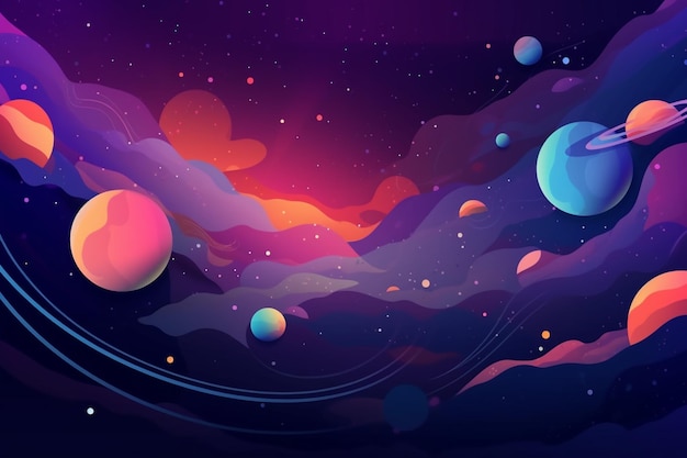 Fondo abstracto de universo 