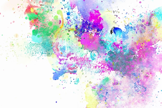 Fondo abstracto vectorial con un colorido diseño de salpicaduras de acuarela