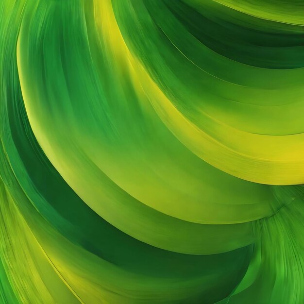 Un fondo abstracto verde y amarillo con un patrón verde y amarillo