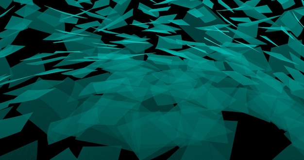 Fondo abstracto verde azulado fractal
