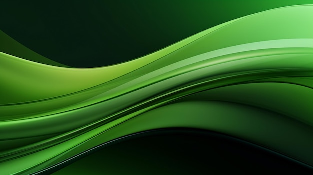 Un fondo abstracto verde y verde