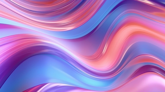 Un fondo abstracto vibrante y dinámico con líneas fluidas y curvas