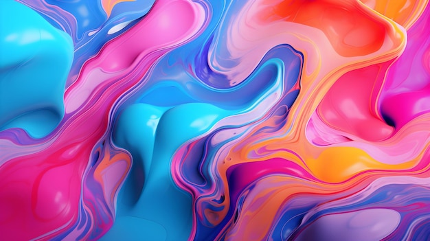 Fondo abstracto vibrante con movimiento colorido