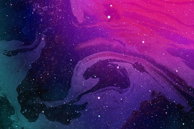 Fondo de aceite con pequeñas chispas que simulan el espacio
