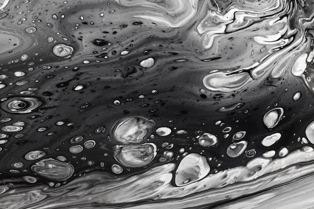 Fondo acrílico de mármol blanco y negro