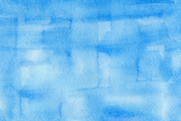 Fondo de acuarela abstracta azul para texturas