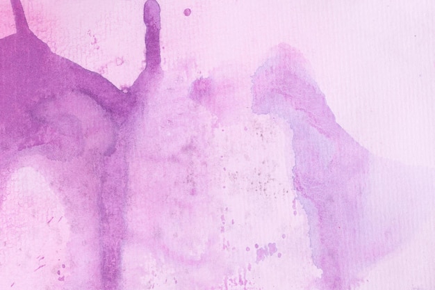 Fondo de acuarela abstracta pintura lila púrpura teñida sobre lienzo arte collagexA