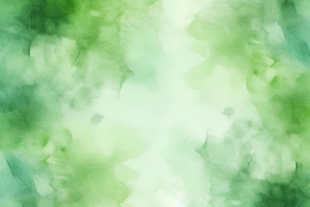 Fondo de acuarela abstracta verde