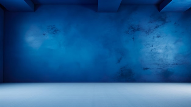 Fondo de acuarela abstracto azul azul oscuro turquesa para fondos de texturas
