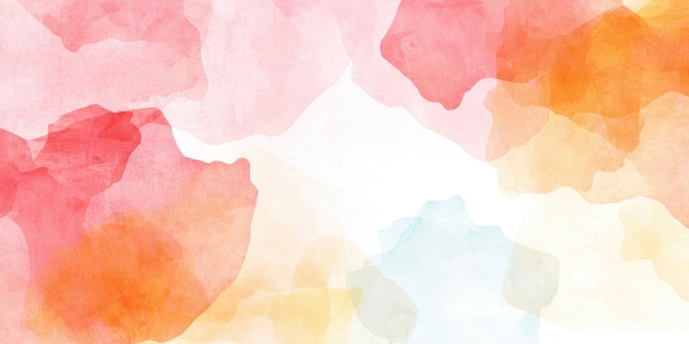 Fondo de acuarela abstracto con colores pastel