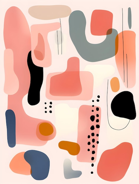 Foto fondo de acuarela abstracto con patrón de colores