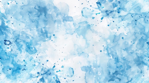 fondo de acuarela azul con un fondo blanco