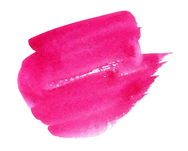 Fondo de acuarela dibujada a mano abstracta rosa para texto o logotipo Elemento de diseño de acuarela