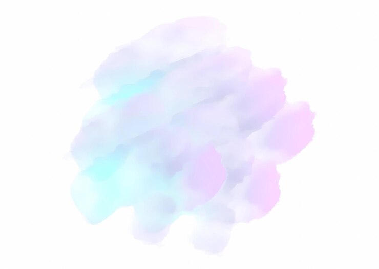 Foto un fondo de acuarela con una nube púrpura en el medio