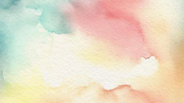 Fondo de acuarela pastel abstracto sobre papel