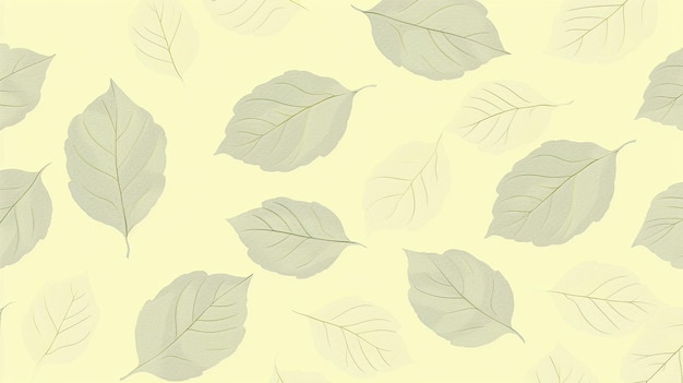 fondo de acuarela con patrón sin costuras de hoja