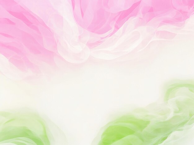 Fondo de acuarela rosa y verde ai generado