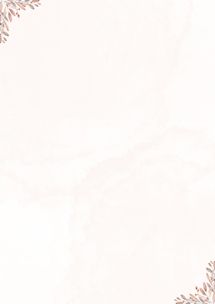 Fondo de acuarela sencilla y neutral Notas A4 Documento 1