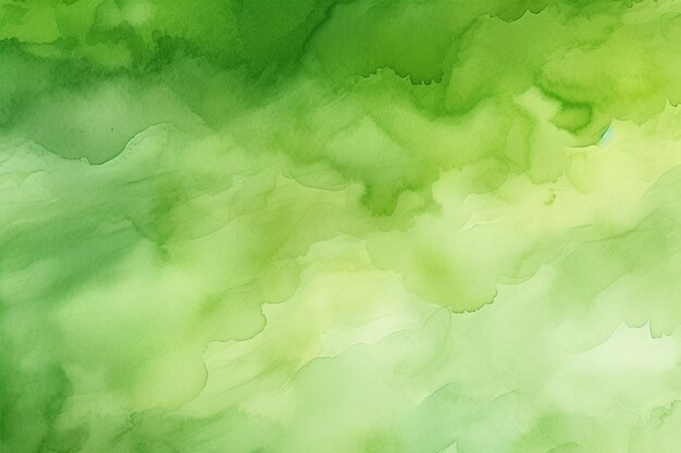 fondo de acuarela verde pintado a mano