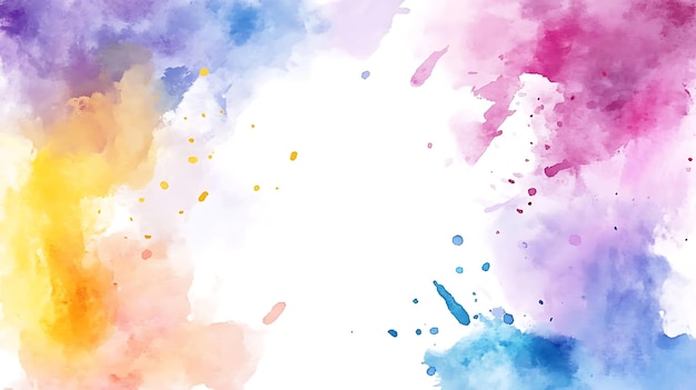 Fondo de acuarela vibrante con tonos suaves perfecto para proyectos creativos